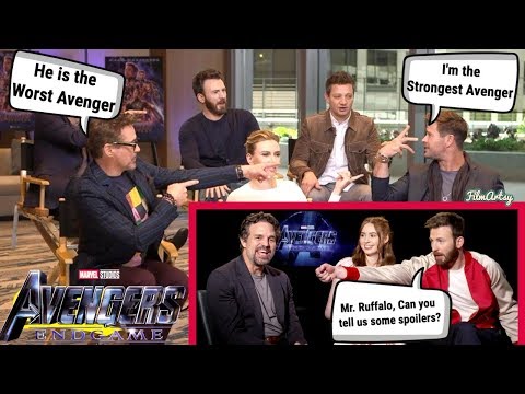 Avengers: Endgame Cast Roasts Each Other | Try Not To Laugh 2019