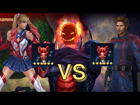 Sharon Rogers vs Star-Lord, Marvel Future Fight