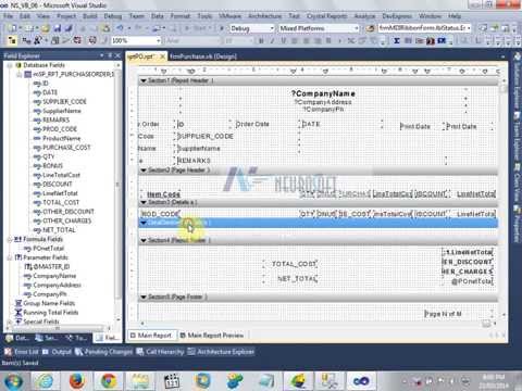 Batc6 # 047-Purchase Master-Detail, Designing of PO Report 9