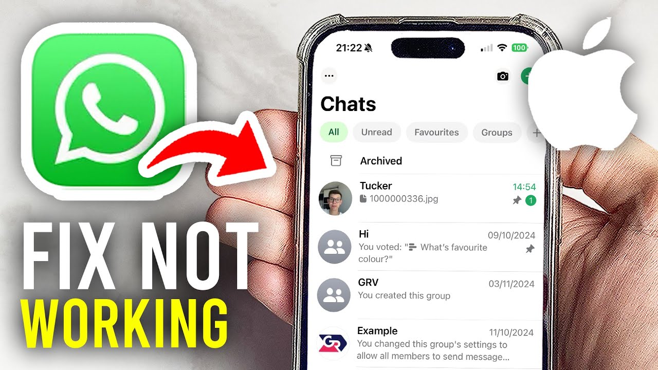 Fix WhatsApp Not Working On iPhone - Full Guide