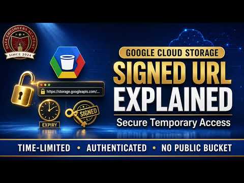 Signed Url In Gcs Commands Practical Demo Dataengineers Academy