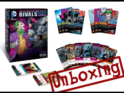 Unboxing: DC Deck-Building Game: Rivals: Batman vs Joker