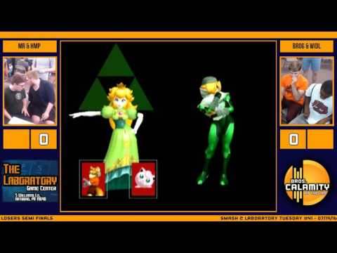 S@LT #41   Brog & Widl vs HMP & Metal Reaper   Losers Semi Finals   Melee Doubles