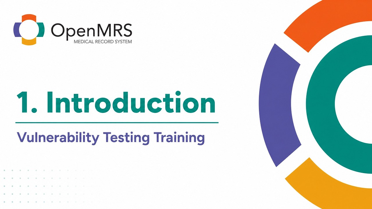 Introduction to OpenMRS Vulnerability Testing
