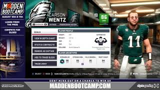 MADDEN 19 CFM TEAM PREVIEW // PHILADELPHIA EAGLES // WENTZ IS A SUPERSTAR