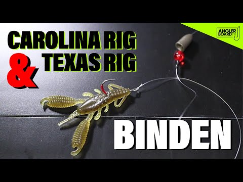 Carolina Rig &Texas Rig - die besten Finesse Montagen zum Angeln auf Barsch & Zander | 2-in-1 Rig