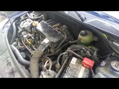 Renault Clio II 1.5 dCi - not starting - view of the engine