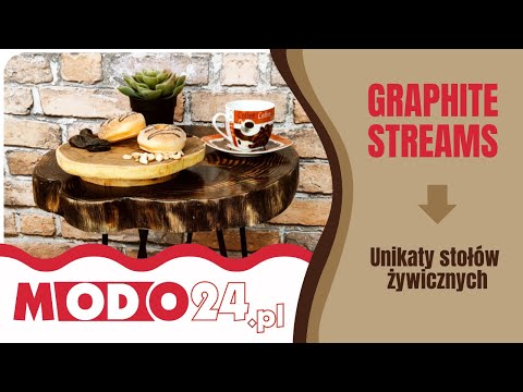 UNIKATOWY Blat Żywiczny z kolekcji Wood & Resin