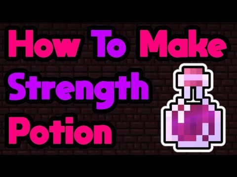 Minecraft | How To Make A Potion Of Strength! 1.19.2