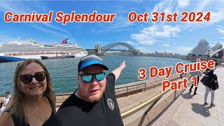 Carnival Splendour tour of our trip Oct 2024
