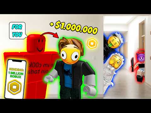 😱 I BECAME RICH BECAUSE OF MY HACKER FRIEND 💻 #roblox #robloxstory