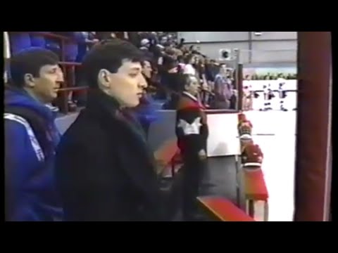 (Central Red Army) Russia vs Canada (Burlington Cougars) 1994 Anthem of Russia and Canada
