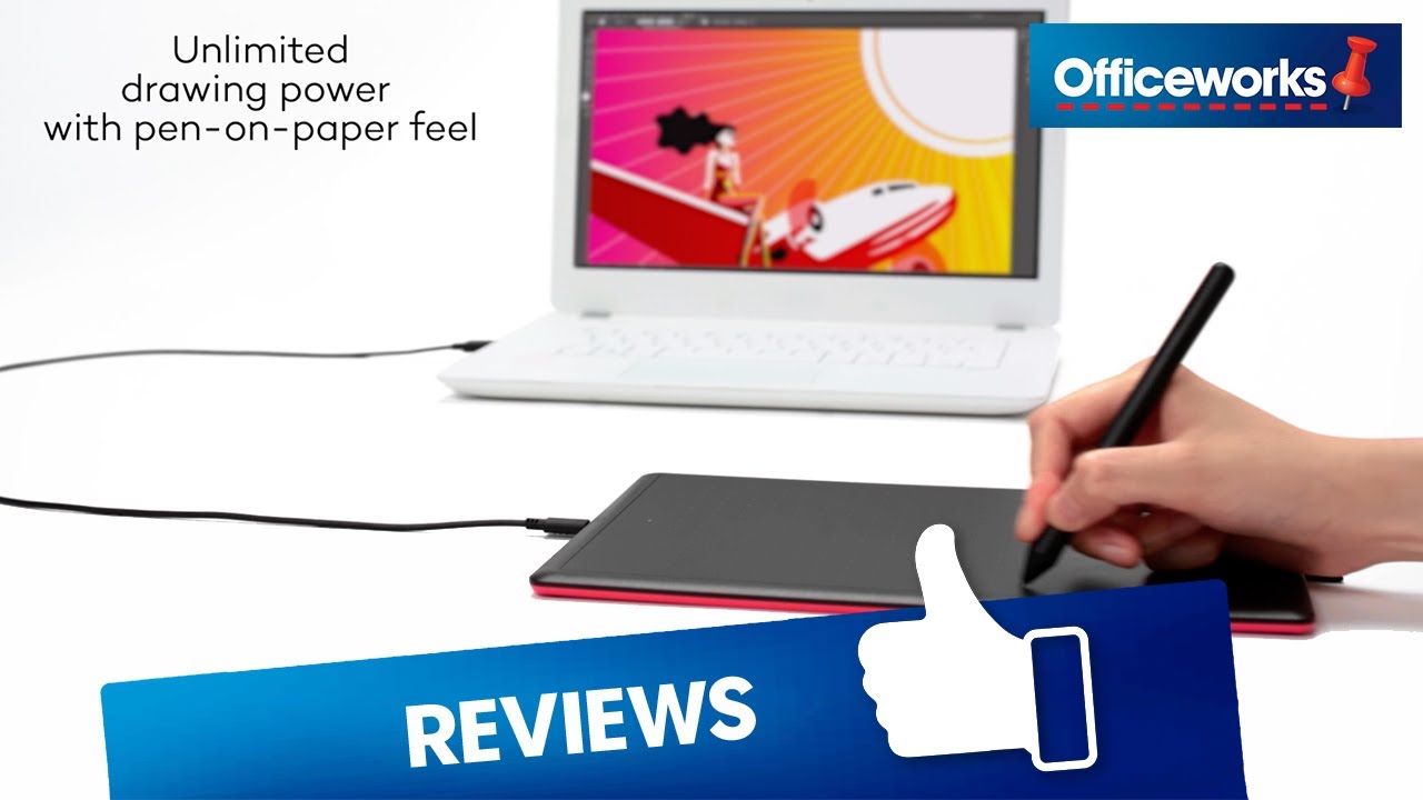 One By Wacom Creative Pen Tablet Small Black | Officeworks One By Wacom Creative Pen Tablet Small Black | Officeworks