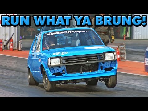 Run What Ya Brung Drag Racing at Retro Show 2017