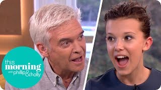 Phillip Makes &#39;Stranger Things&#39; Star Millie Bobby Brown Swear! | This Morning