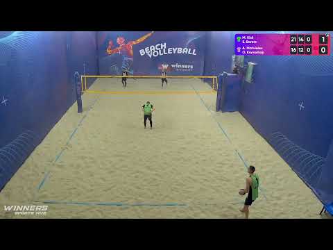 14:35 M. Kisil / S. Borets - A. Matvieiev / O. Kryvoshap 28.02.2023 | Winners Beach Volleyball