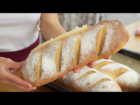 EASY BREAD RECIPE FOR BEGINERS - MAKE BREAD AT HOME