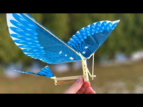 How to Make a Flying Bird (Ornithopter) - Amazing Toy