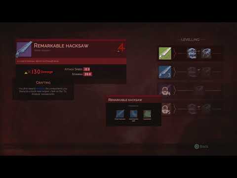 Vampyr - How to Upgrade Weapons (Work in Progress) Trophy/Achievement