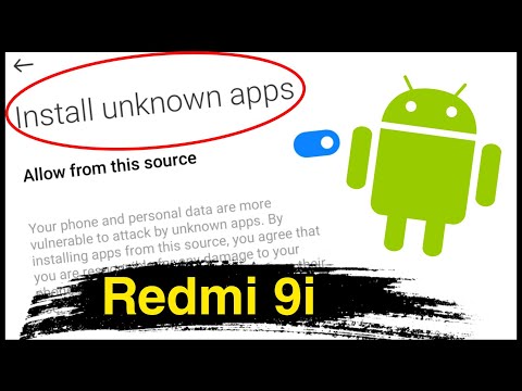 How to Allow Unknown Sources in Redmi 9i | Redmi 9i Unknown Sources Setting