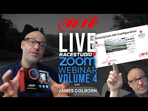 Aim Live Zoom Webinar Race Studio 3 Volume 4 w/ James Colborn July 2021