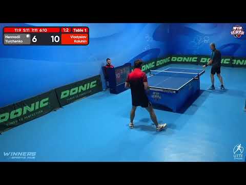 21:00 Hennadii Yurchenko 1-3 Vladyslav Kaluhin West 5 WIN CUP 17.10.2022 | TABLE TENNIS WINCUP