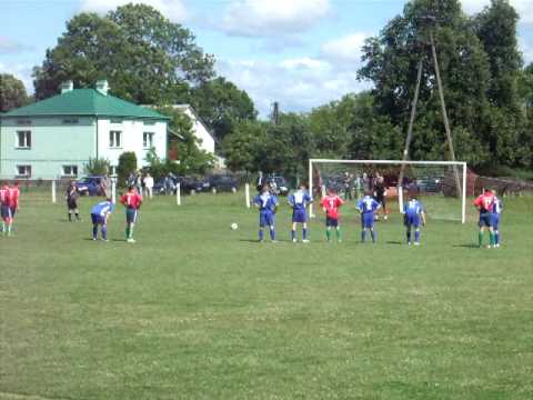 WISZNIA NIENOWICE - STRAŻAK SOŚNICA 1-1 (SKIBA ANDRZEJ) 40' -KARNY