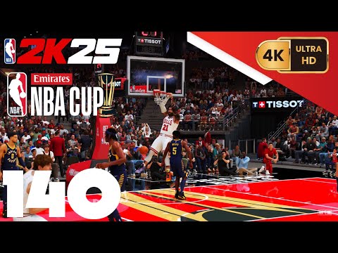 NBA 2K25 =My Career= [PC] (4K) EP140 {3rd Year} {NBA Cup: Group Play} {Pacers @ Bulls}
