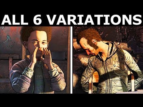 Let AJ Wake Abel - All 6 Variations - The Walking Dead Final Season 4 Episode 3: Broken Toys