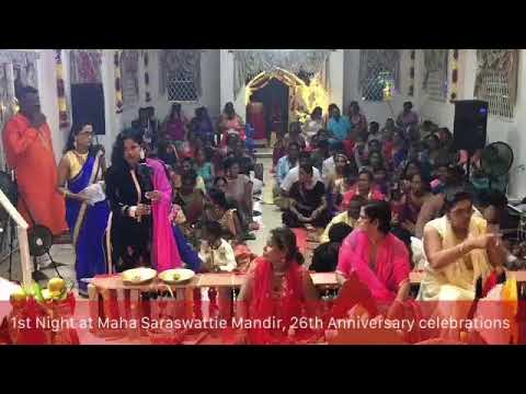 1st Night of Gyaan Yajna and 26th Anniversary celebrations of Maha Saraswattie Mandir