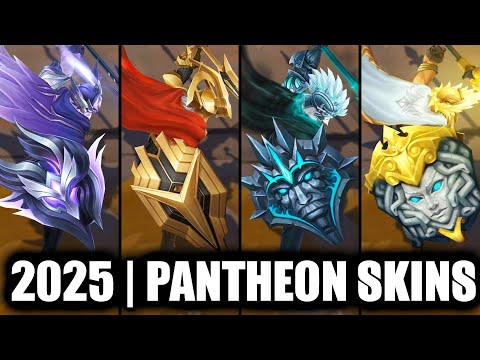 ALL PANTHEON SKINS SPOTLIGHT 2025 | League of Legends