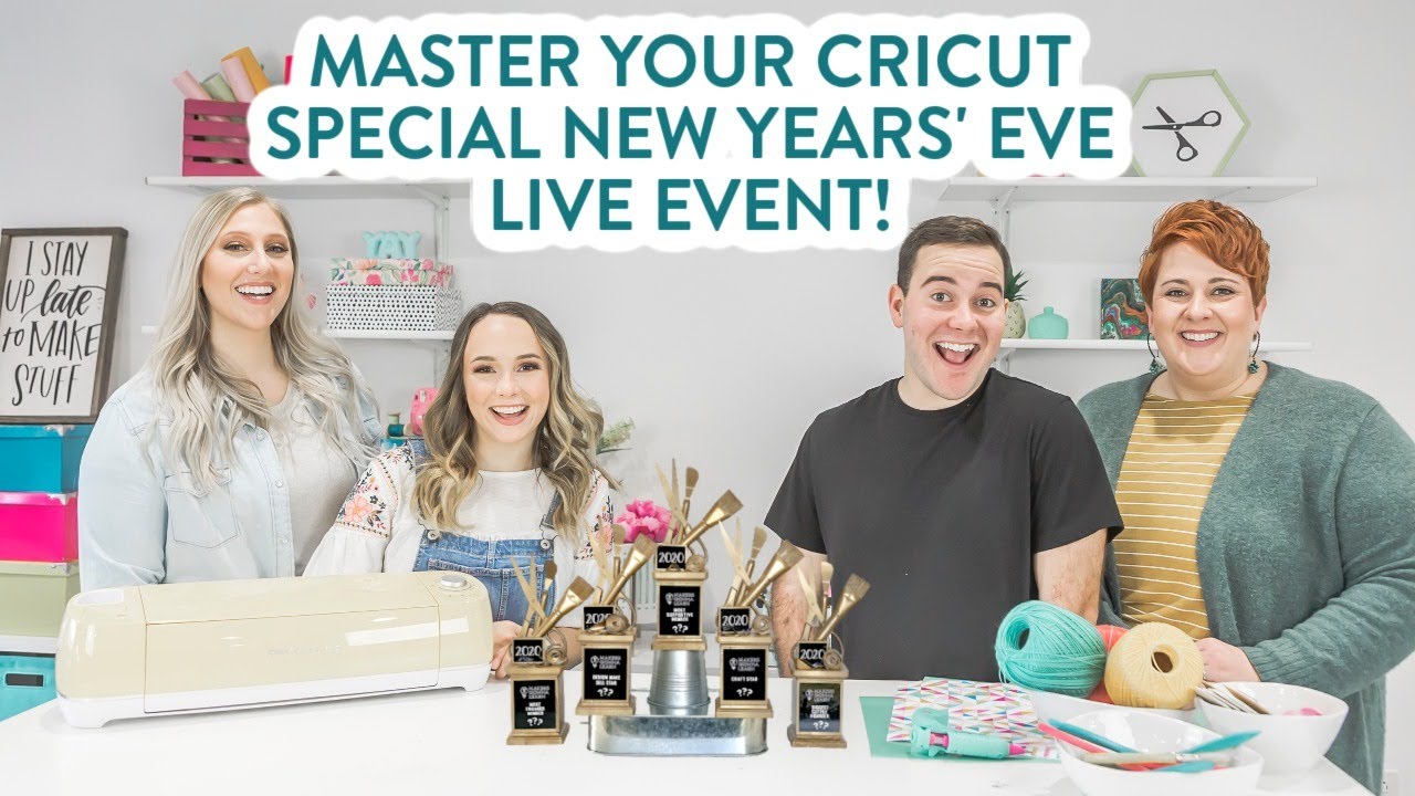 Master Your Cricut SPECIAL New Years’ Eve LIVE Event!