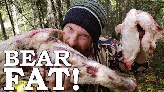 Cooking BEAR MEAT in Bear FAT in SURVIVAL CHALLENGE! Ep10