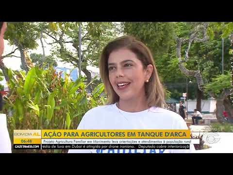 Projeto leva serviços e atendimentos a agricultores em Tanque d’Arca - 12/03/2026