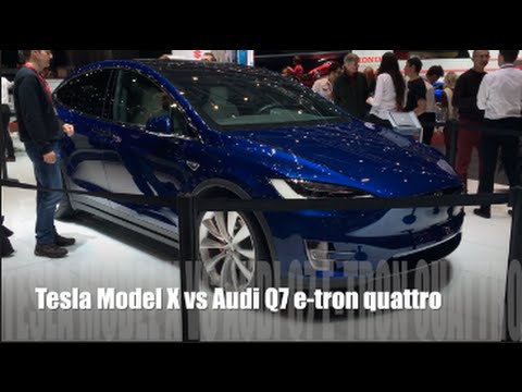 Tesla Model X 2016 vs Audi Q7 e-tron quattro 2016