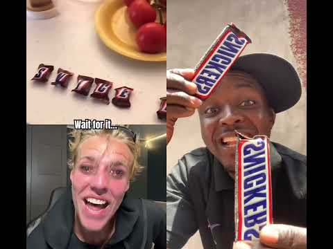 #funny snickers challenge 😉😂😂🥹 #subscribe #duet #comedy