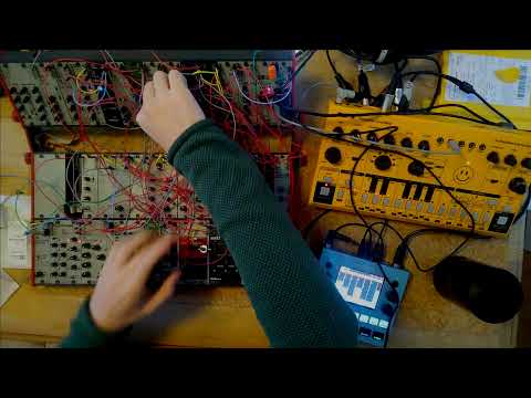 Ambient Techno Improvisation with AE Modular, TD-3 & Bluebox - "TD-168"