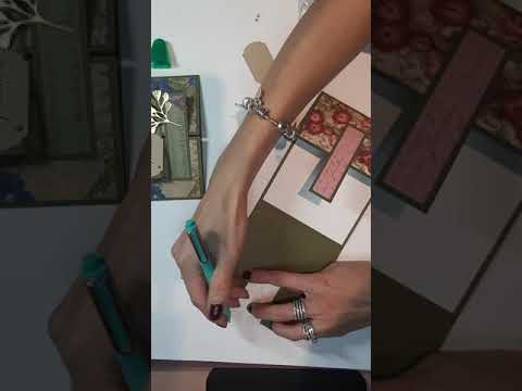 Stampin Up Forever Fern Crossover Fun Fold Card