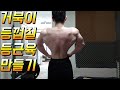 전성기몸복귀 프로젝트 35일차 등운동 거북이등껍질 등근육 만들기