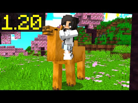 HO AGGIORNATO IL MIO MONDO ALLA NUOVA 1.20 - MINECRAFT ITA