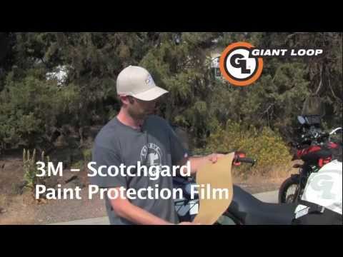 Protect Motorcycle Finish Under Giant Loop Motorcycle Luggage with Vinyl Protective Film