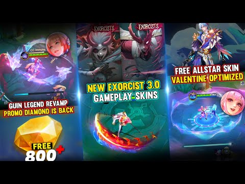 NEW EXORCIST 3.0 SKINS | GUIN & ALUCARD LEGEND REVAMP | PROMO DIAMOND | ALLSTAR FREE SKIN