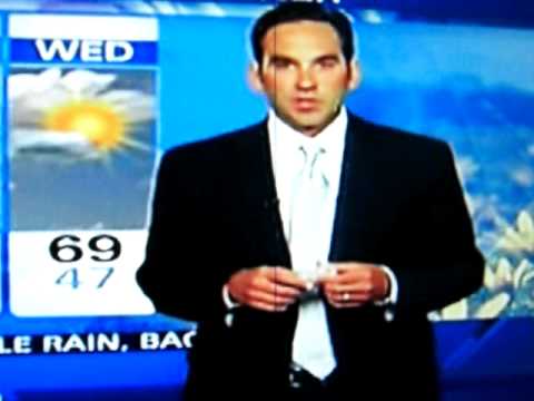 Drunk Weather man on air Fox News.