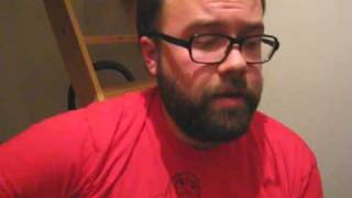 Borko performs Spoonstabber in his Reykjavík apartment