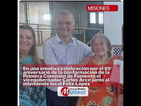 El vicegobernador Arce acompañó el 69° aniversario de Hipólito Yrigoyen junto a su comunidad