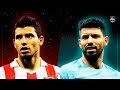 Agüero in Atletico Madrid vs Agüero in Manchester City | HD