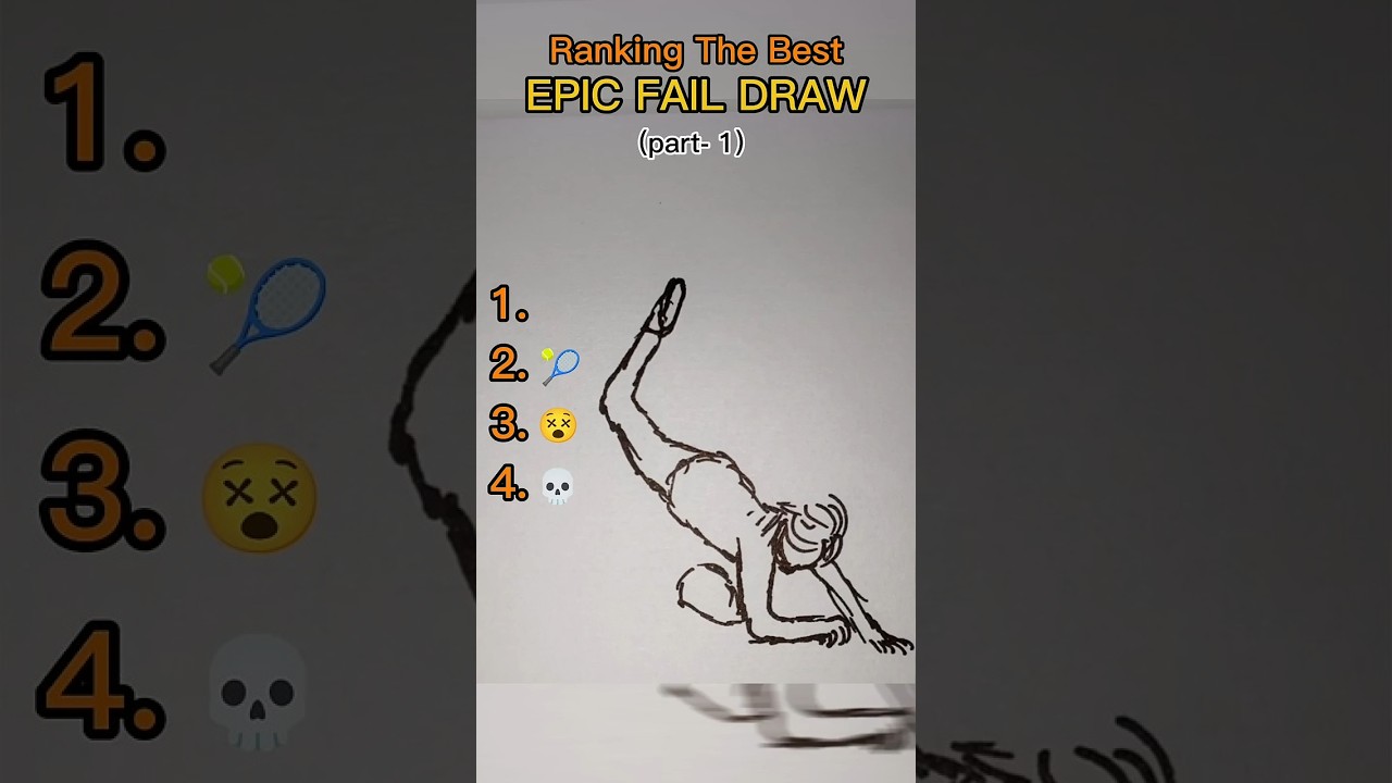 Ranking the best Epic fail draw(part-1)😵😂#drawing #funny #edit #situation #shorts