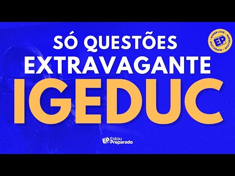 CONCURSO GUARDA PAULISTA-PE: RESOLUÇÃO DE QUESTÕES DE LEGISLAÇÃO EXTRAVAGANTE IGEDUC