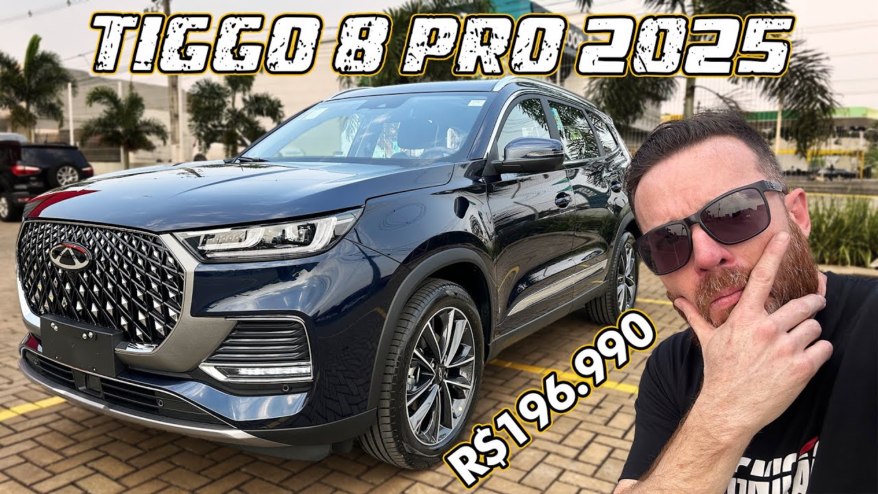 TIGGO 8 PRO 2025   Supera em Preço e Tecnologia Toda a Concorrência!