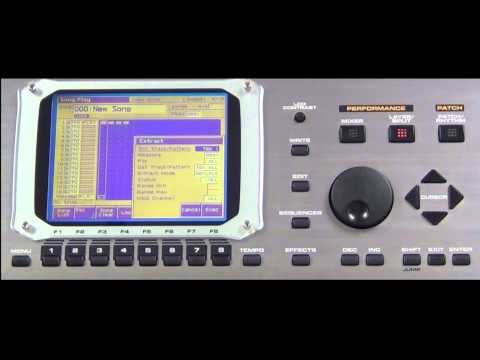 Roland Fantom S - Transferring MIDI files from computer to Sequencer